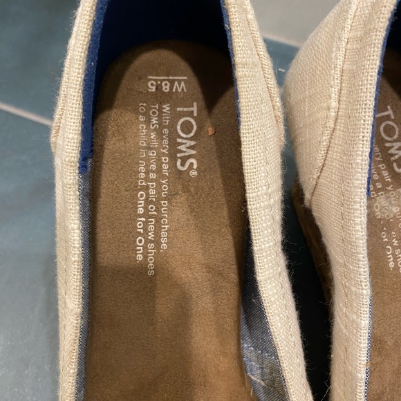 Toms Classic Espadrille Wedge Sandal - size 8.5 - Picture 3 of 7